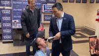 Andrew Yang Cream GIF by GIPHY News