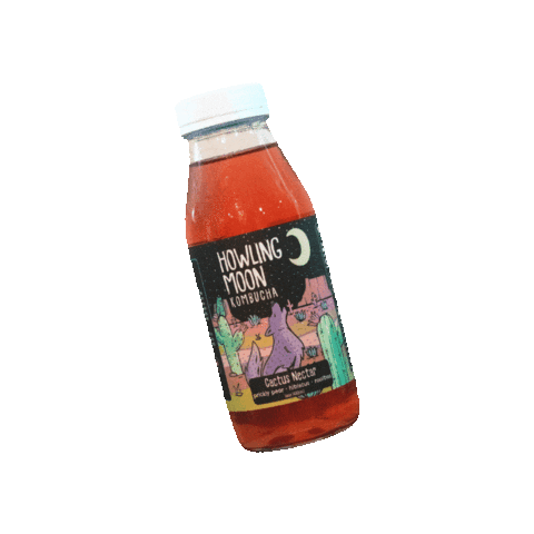 Howling Moon Kombucha Sticker