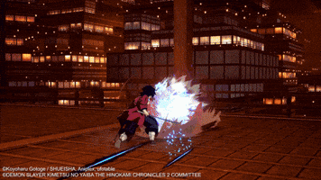 Video Game Fighting GIF by Demon Slayer: The Hinokami Chronicles 2