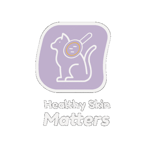 Cat Healthy Skin Sticker by VetPartners