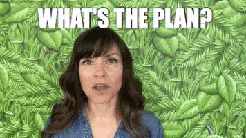 Whats The Plan GIF by Your Happy Workplace