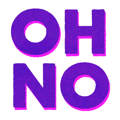 Oh No Oops Sticker by Kev Lavery