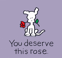 i love you rose GIF by Chippy the Dog