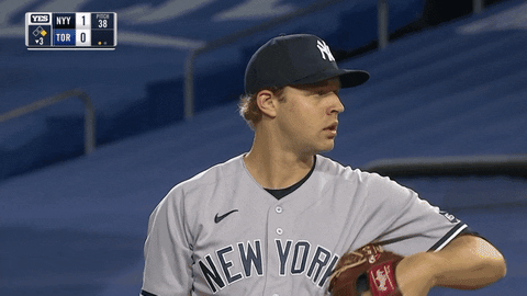 Nervous New York Yankees GIF by MLB - Find & Share on GIPHY
