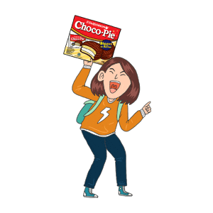 Chocolate Delfiorion Sticker by Delfi Orion Chocopie