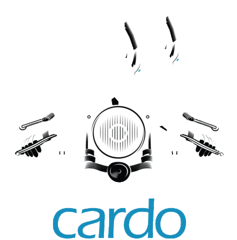 Motorcycle Rider Sticker by CardoSystems