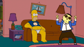 Homer Simpson Dancing GIF
