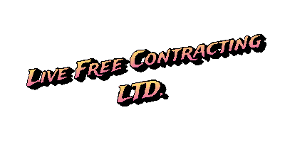 Live Free Contracting Sticker