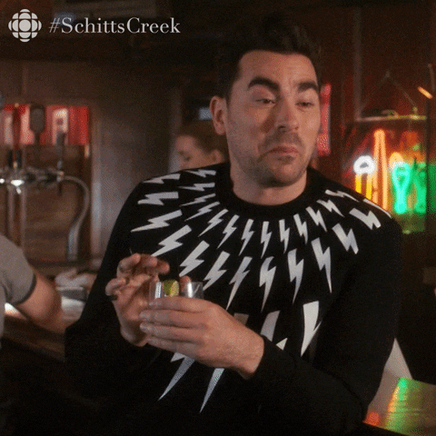 Checking in schitts creek gif by cbc - find & share on giphy