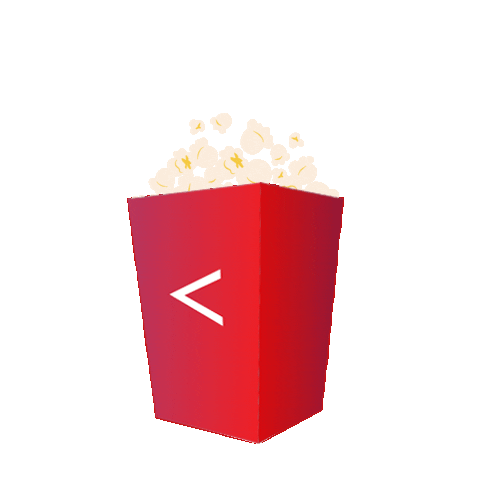 Pop Corn Sticker by Cinescape