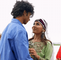 Couple Yogi GIF