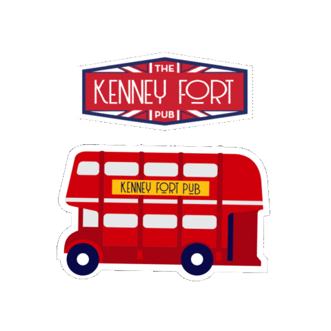 Londonbus Sticker by The Kenney Fort Pub