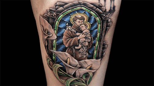 Tattoo of Saints Religious