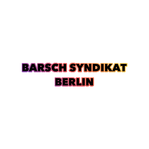 Barsch Syndikat Sticker