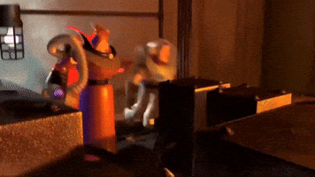 Buzz Lightyear Elevator GIF