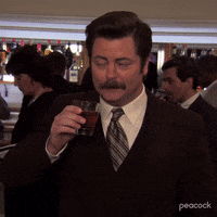 Season 2 Drinking GIF by Parks and Recreation