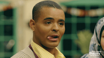 Interested Tongue GIF by The Great Pottery Throw Down
