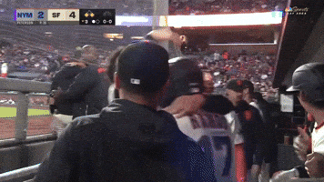 San Francisco Giants Hug GIF by MLB