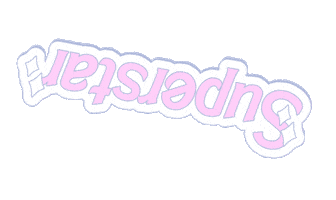 Type Superstar Sticker