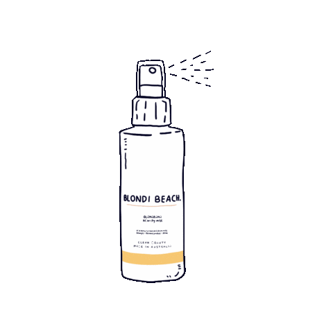 Blondi Beach Hair Sticker