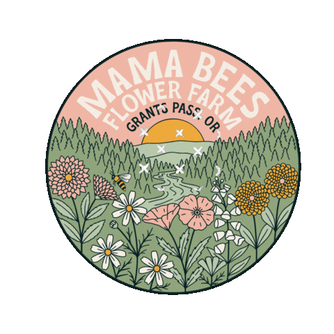 Sticker by Mama Bees Flower Farm