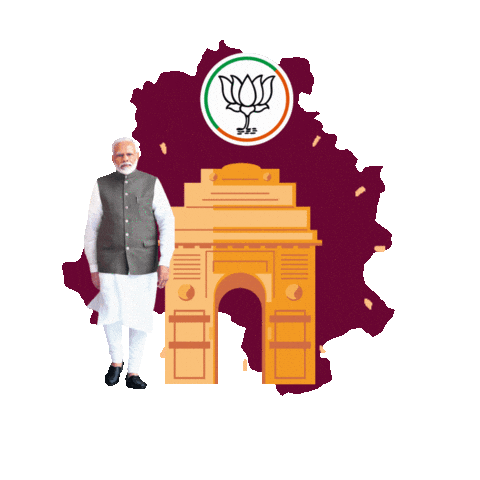 Bjp Modiji Sticker