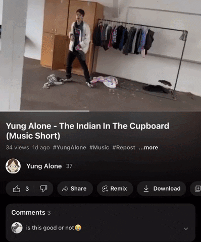 Yung Alone GIF