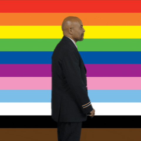 Gay Pride Love GIF by KLM - Find & Share on GIPHY