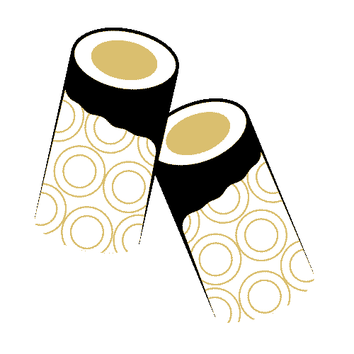 Sushi Burrito Miami Sticker