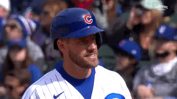 Cubs Smile GIF by Marquee Sports Network
