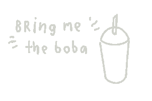 Bubbles Boba Sticker