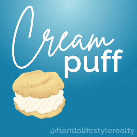 Cream Puff Bakery GIF by Florida Lifestyle Realty