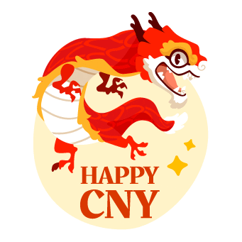 Chinese New Year Sticker by Fineconcept & Creation