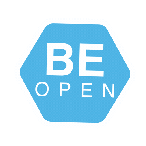Be Open Sticker by GBH