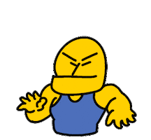 Character Muscle Sticker