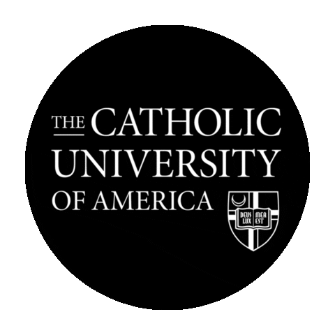 Catholicu Sticker by Catholic University of America