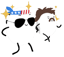 Happy Fourth Of July Sticker by Shinesty