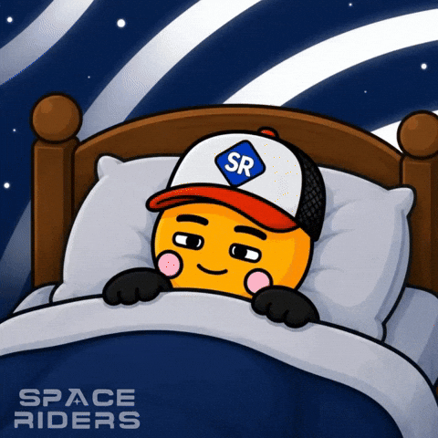 Good Night Sleeping GIF by Space Riders