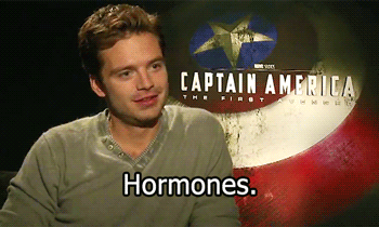 Promoting Captain America GIF