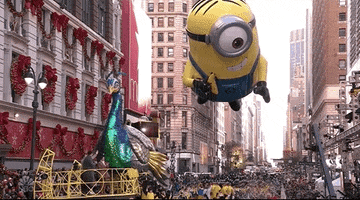 Macys Parade Minions GIF by The 96th Macy’s Thanksgiving Day Parade
