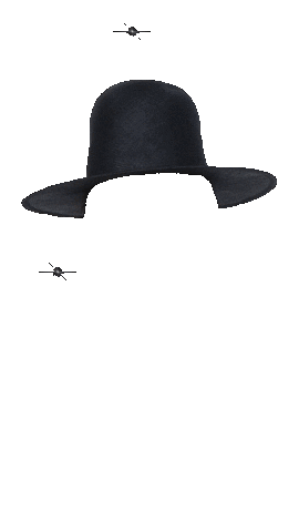 Black Hat Girl Sticker by Wendy Nichol