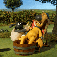 Tired Shaun The Sheep GIF by Aardman Animations
