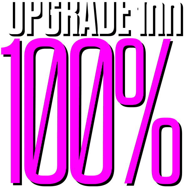 UPGRADE 100 Sticker