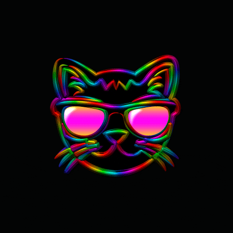 Cat Art GIF by Omer Studios