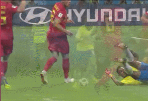 Soccer Dive Neymar GIF