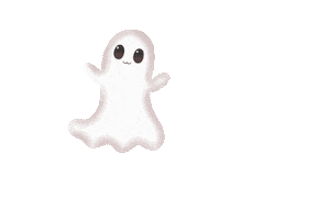 Halloween Ghost Sticker