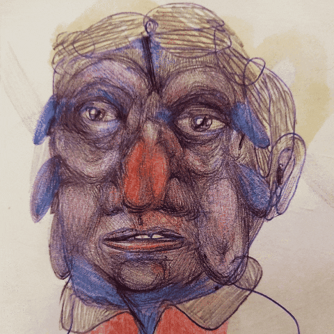 Face Paper GIF by Luis Ricardo