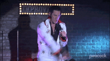 Jim Carrey Elvis Impersonator GIF by PeacockTV