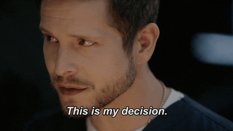 This Is My Decision GIFs - Get the best GIF on GIPHY