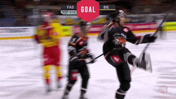 Lets Go Fist Pump GIF by Champions Hockey League
